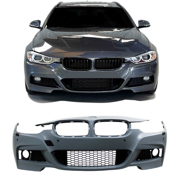 JOM StoßStange FüR BMW F30 F31 2011-2019 SRA + PDC Sport-Design Schwarz-image