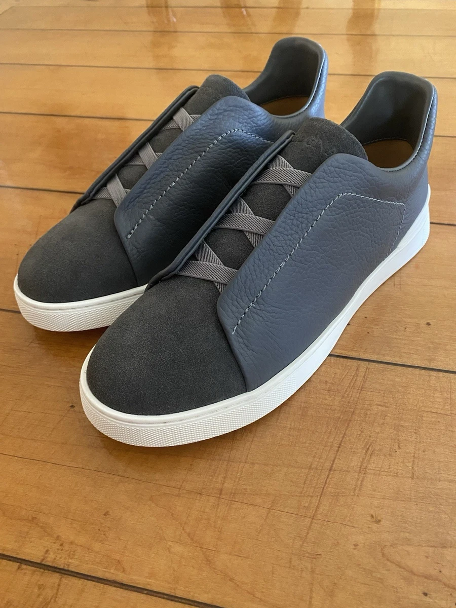 Gray Casual Shoes Ermenegildo Zegna for Men for sale | eBay display picture 2
