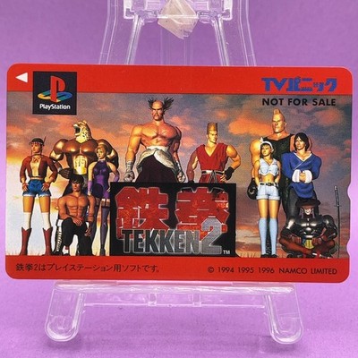 Tekken 2 Heihachi Mishima PlayStation Kampfspiel Namco Telefonkarte Promo Japan