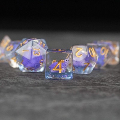 Purple Turtle Dice Set
