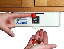 e-Pill Accutab Weekly Pill Dispenser - Large Capacity, 3 Times Daily Pill Org...