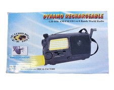 Dynamo Rechargeable Gh-858 Am/ FM /sw1-6 World Radio 8 Bands