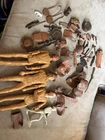 Large Lot Marx Daniel Boone Wilderness Johnny West Chief Horses Accessories 1967