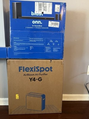 Bundle Package! Onn 5.1 Soundbar . Flexispot FlowElite Air Purifier (Y4)
