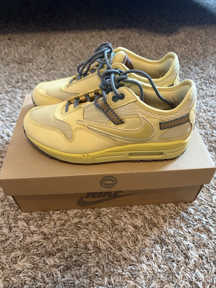 Preços baixos em Nike Air Max 1 x Travis Scott Saturn Gold | eBay