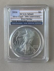 2016 Silver American Eagle MS-69 PCGS (First Strike) 30th Anniversary $1