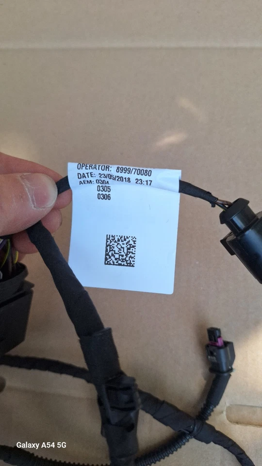 NEW PORSCHE CAYENNE WIRING SET FOR THE FRONT END, RIGHT FRONT 9Y0971114E GENUINE - Image 4 of 4