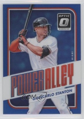 2016 Panini Donruss Optic Power Alley Blue 92/149 Giancarlo Stanton #PA6 1b4