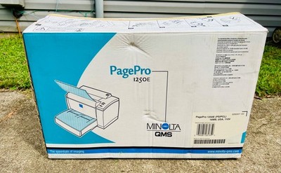 Konica Minolta QMS PagePro 1250E Mono Laser Printer HP Canon Brother NEW IN BOX