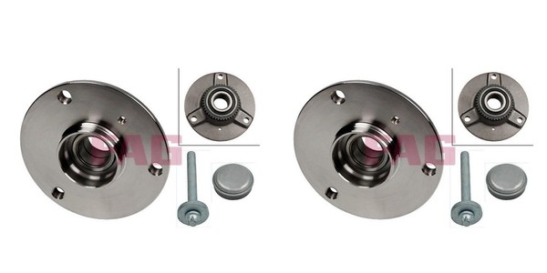 FAG 2X Radnabe Radlagersatz Vorderachse FüR Smart Cabrio Fortwo 450 452-image