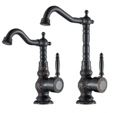 Retro Waschtischarmatur Bad Wasserhahn Armatur Waschbecken DE Einhebelmischer