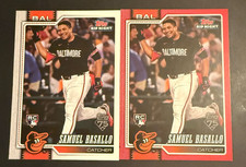 2026 Topps Rip Night Exclusive Samuel Basallo Orange Border & Base SSP