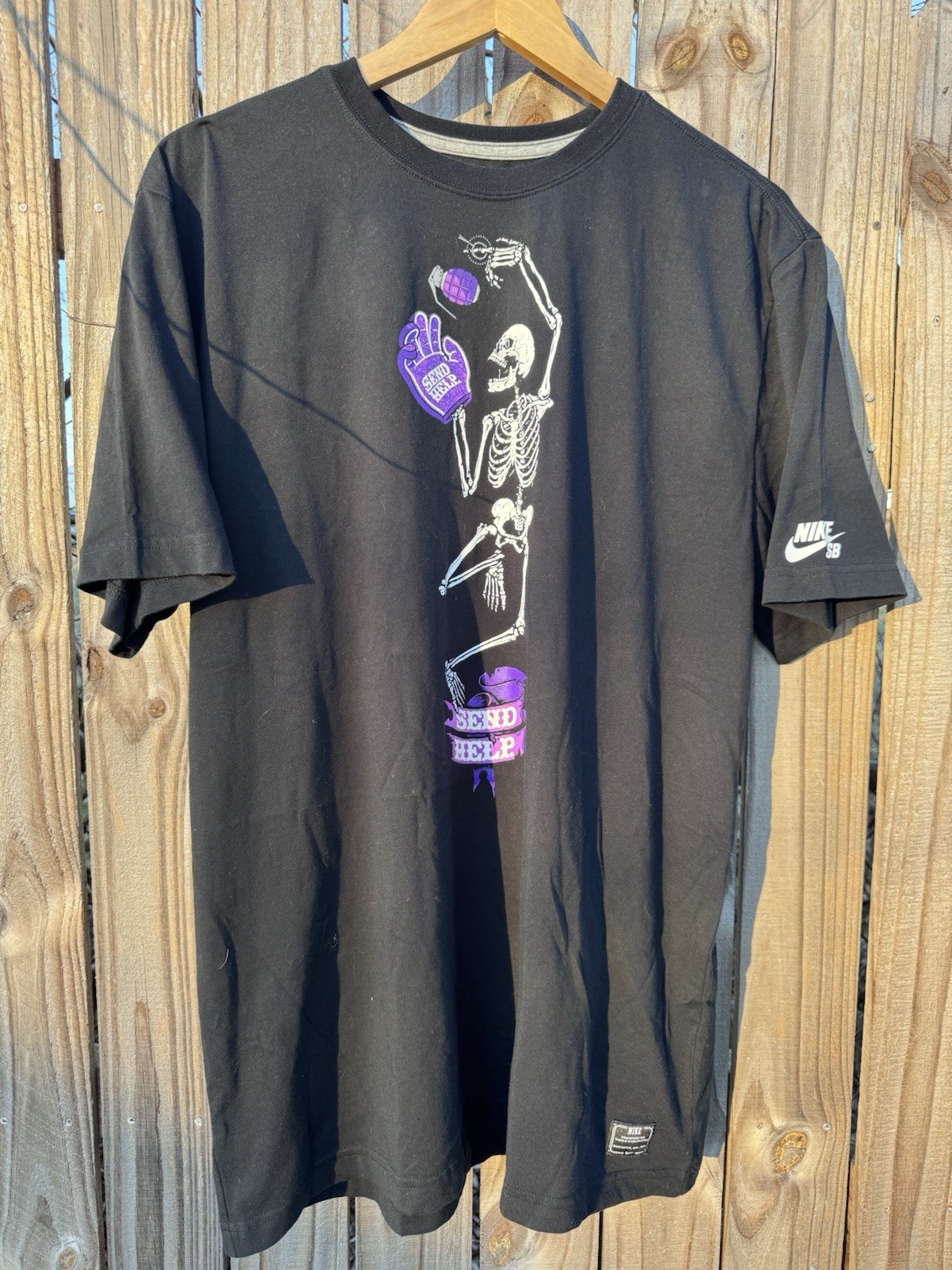 2013 Nike SB “Send Help 2” Promo Dri Fit  T-shirt XL