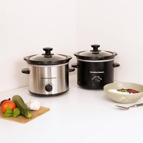 Hamilton Beach 1.8L Slow Cooker – Mighty Mini Compact Black HBSC020B - Picture 16 of 23