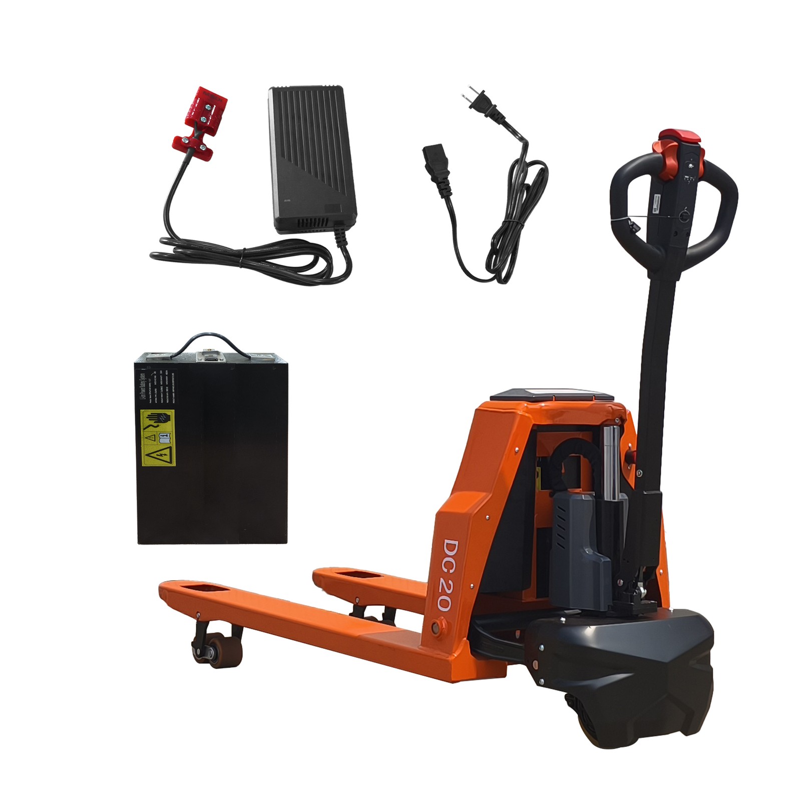 4400lb Li-ion Battery Powered Electric Pallet Jack 48"x27" Fork 2 YEAR WARRANTY!