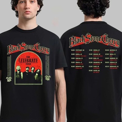 Black Stone Cherry The Celebrate Tour 2026 Europe Schedule Dates T-Shirt