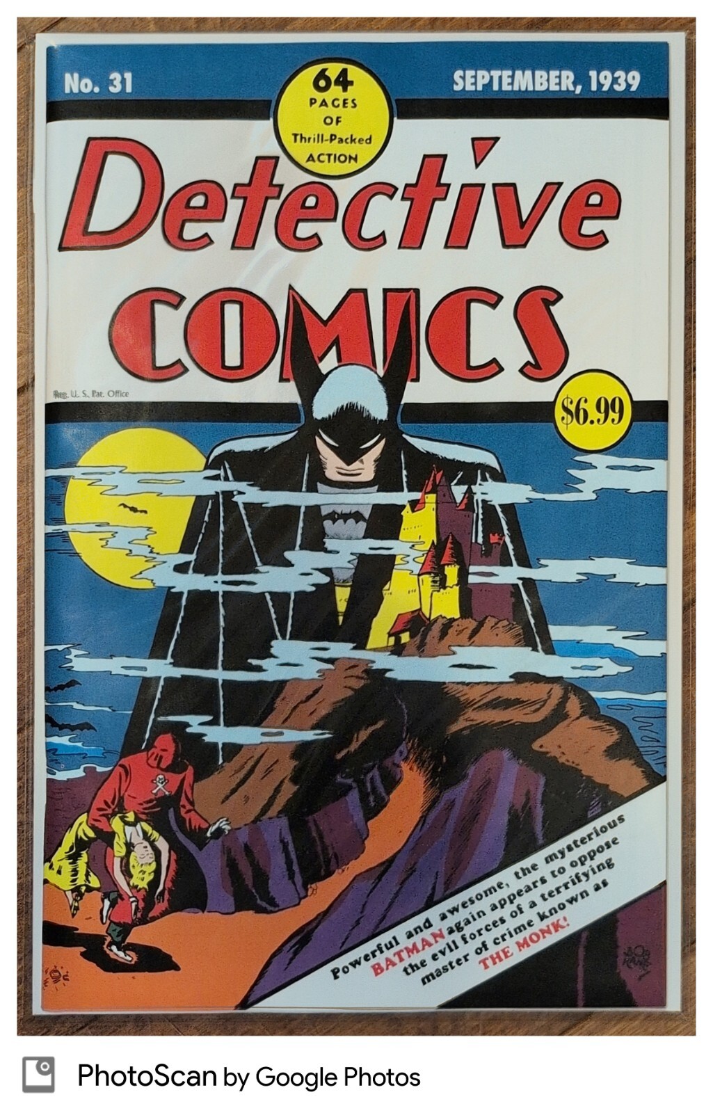 DETECTIVE COMICS 31 COVER PRINT Batman Classic Cover