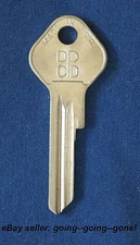 ORIGINAL BRIGGS DPCD KEY BLANK DODGE CHRYSLER DESOTO Y127 XO1199B 1939-48 TRUNK