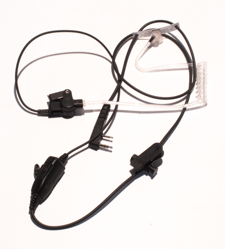 Planet Headset Signal Two 2 Wire Palm M4 Earpiece and Mic Radio Surveillance Kit