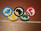 World Olympic 8" Iron On Embroidered Patch Free Shipping!
