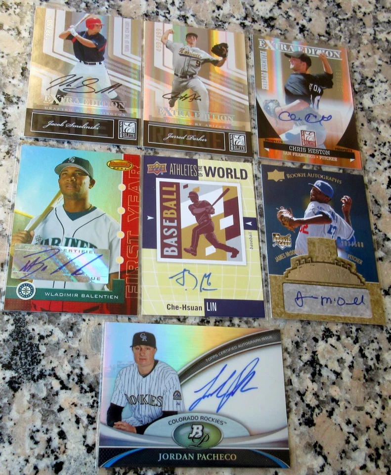 25 сертифицированных бейсбольных карточек с автографами дебютантов RC SP отлично подходят для перепродажи 🔥🔥🔥$$ - Изображение 3 из 3