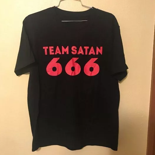 T shirt Team Satan 666 skateboarding