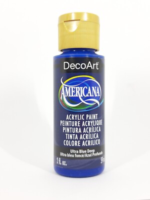 DecoArt Americana Acrylfarbe 59ml DA100 Ultra Blue Deep verschiedene Farben