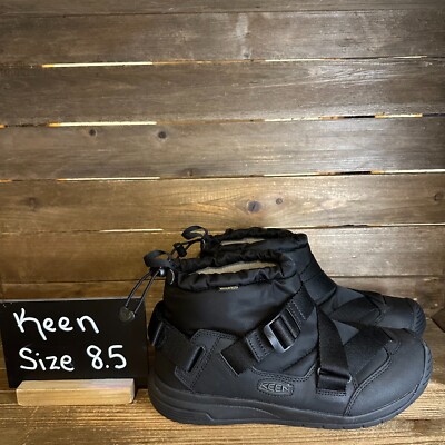 靴 US9.5 HOODZERRA WP KEEN BLACK/BLACK KEEN All Gender Hoodzerra Sandal | Black/Black | KEEN Footwear