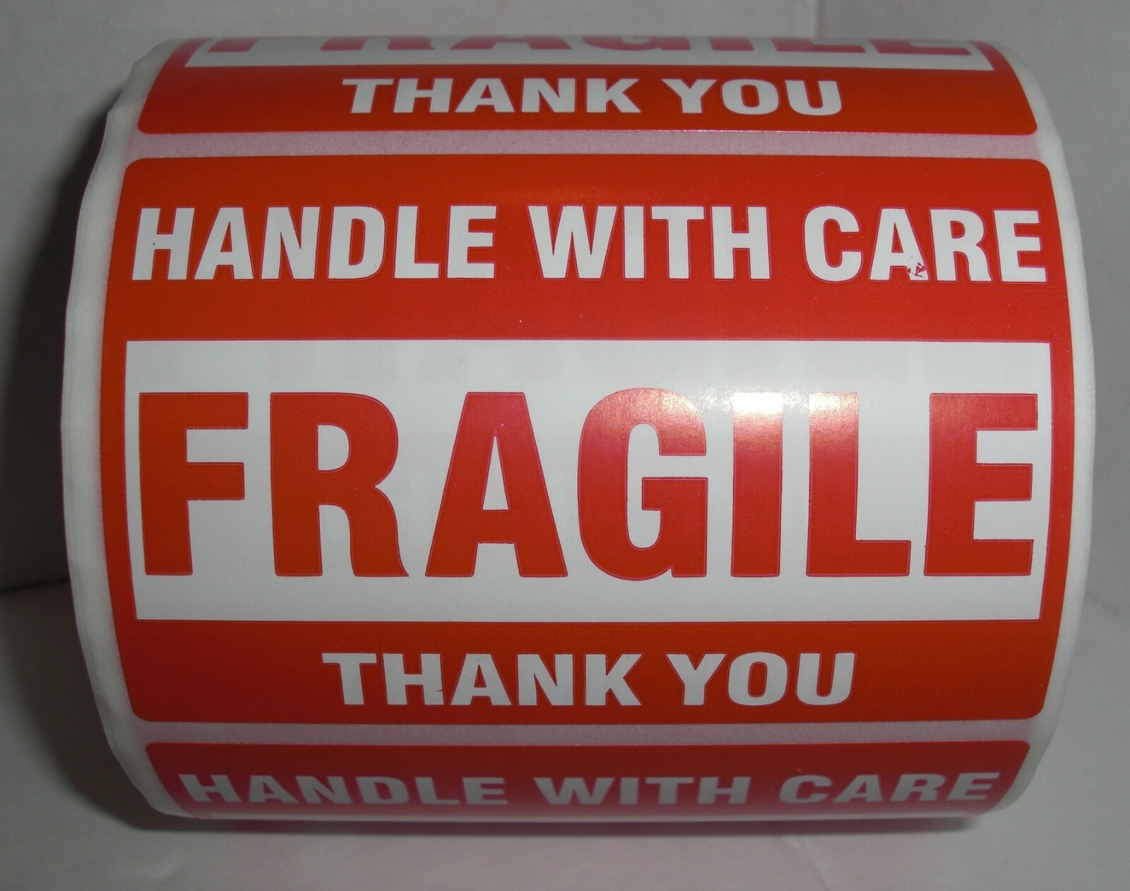 FRAGILE HANDLE WITH CARE STICKERS 2x3 Pack of 30 (Thirty) Self Stick Labels 