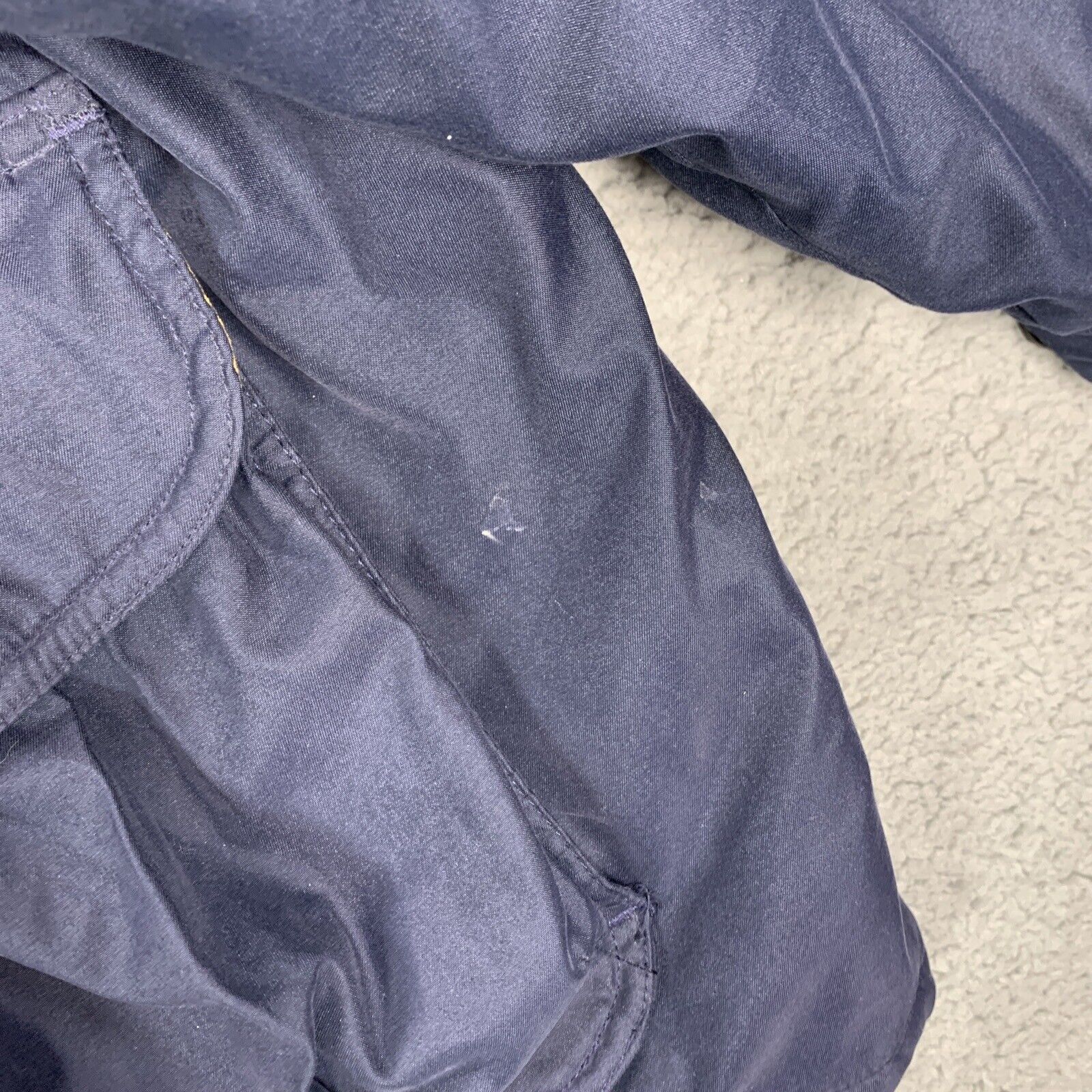 Vintage Woolrich Jacket Mens 2XL Blue Lined Insul… - image 14
