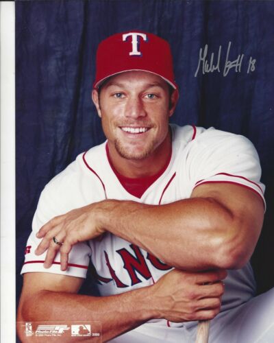 8x10 Autographed Gabe Kapler Texas Rangers In Person S014 - Picture 1 of 1