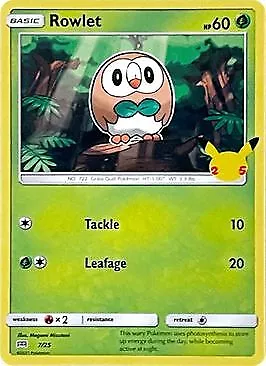 McDonalds Pokemon 25th Anniversary - Choose your card! All Cards Available! - Picture 11 of 28