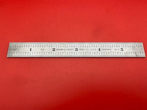 Brown & Sharpe 599-318-606 6" Rule IN STOCK 
