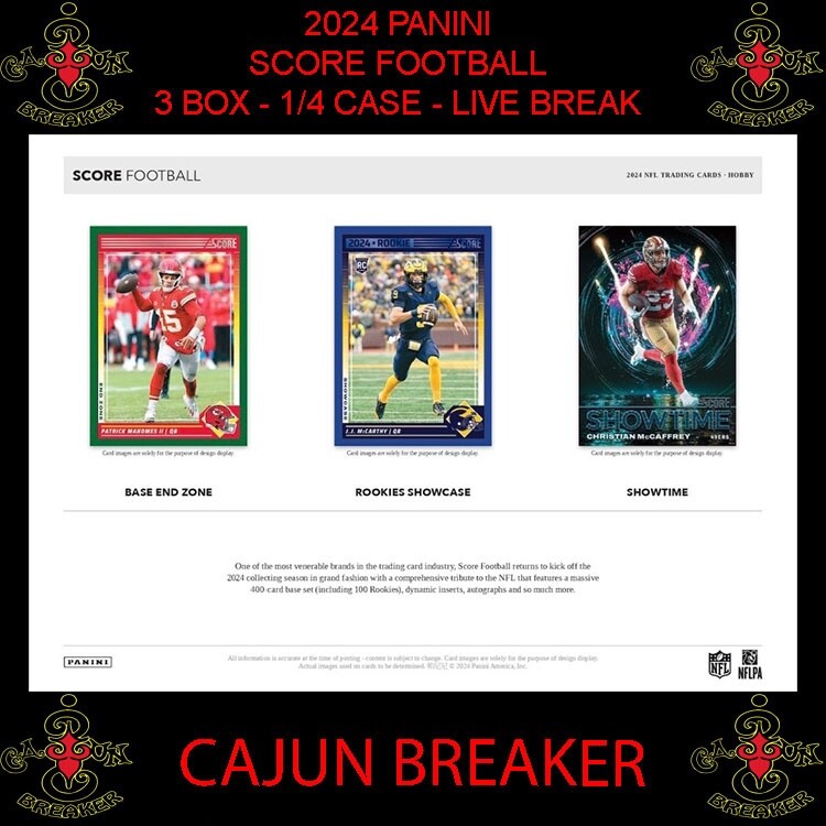 NEW YORK JETS *3 HOBBY BOX 1/4 CASE BREAK* 2024 SCORE FOOTBALL J eBay