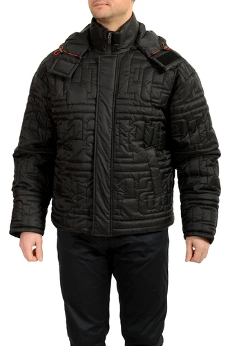 Scuderia Ferrari Fluid Black Parka Jacket With Detachable Hood US 2XL IT 56 video thumbnail