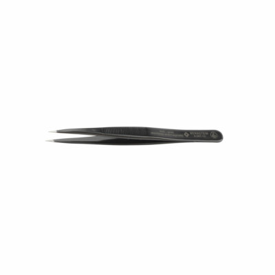 ESD SMD Universal-Pinzette 110mm Form AC Edelstahl, kurz stabil, No. 5-087-13