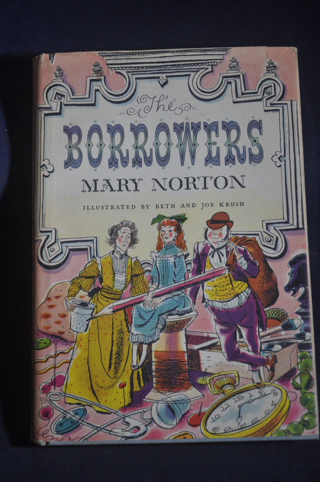 1953 The Borrowers by Mary Norton HCDJ