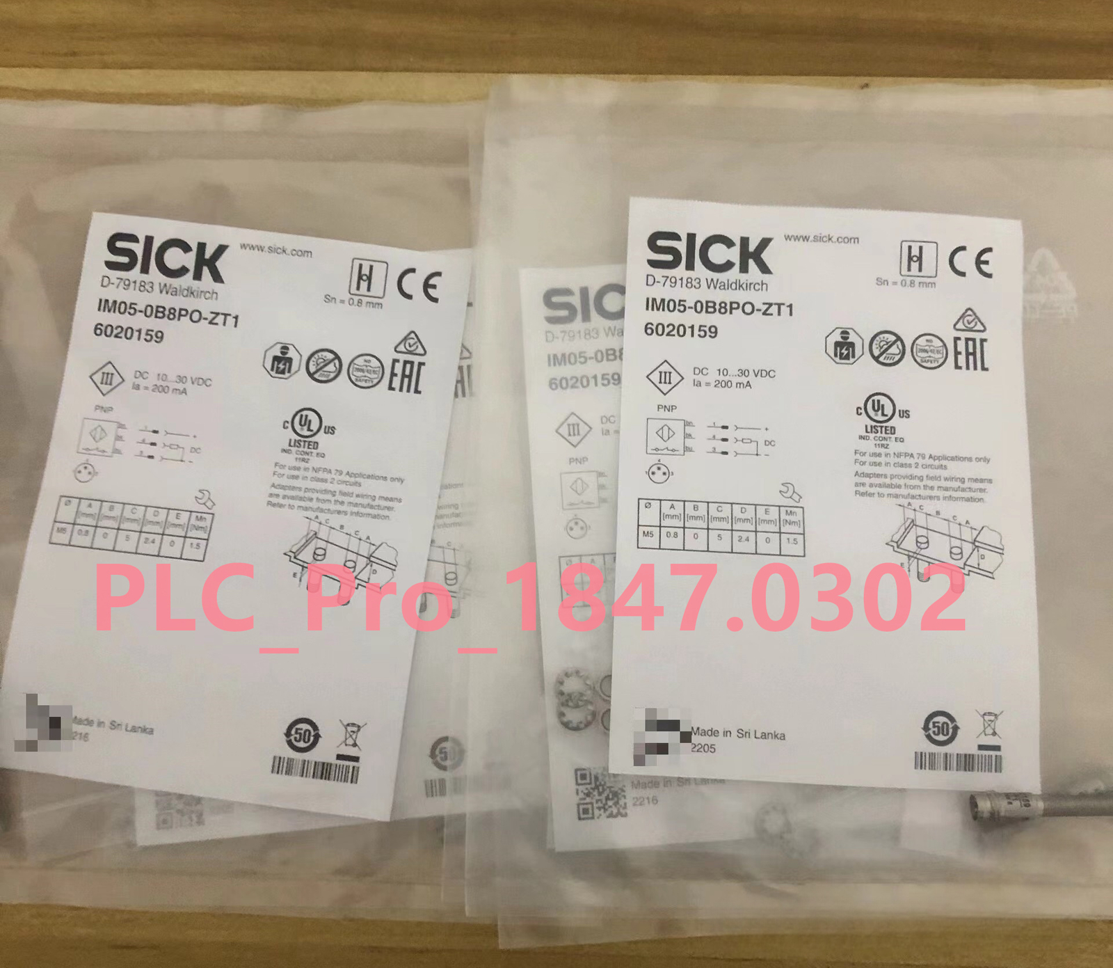 1PCS NEW SICK IM05-0B8PO-ZT1 6020159 Inductive Proximity Switch Sensor