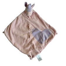 Angel Dear Unicorn Pink Purple Heart Baby Lovey Security Blanket Plush