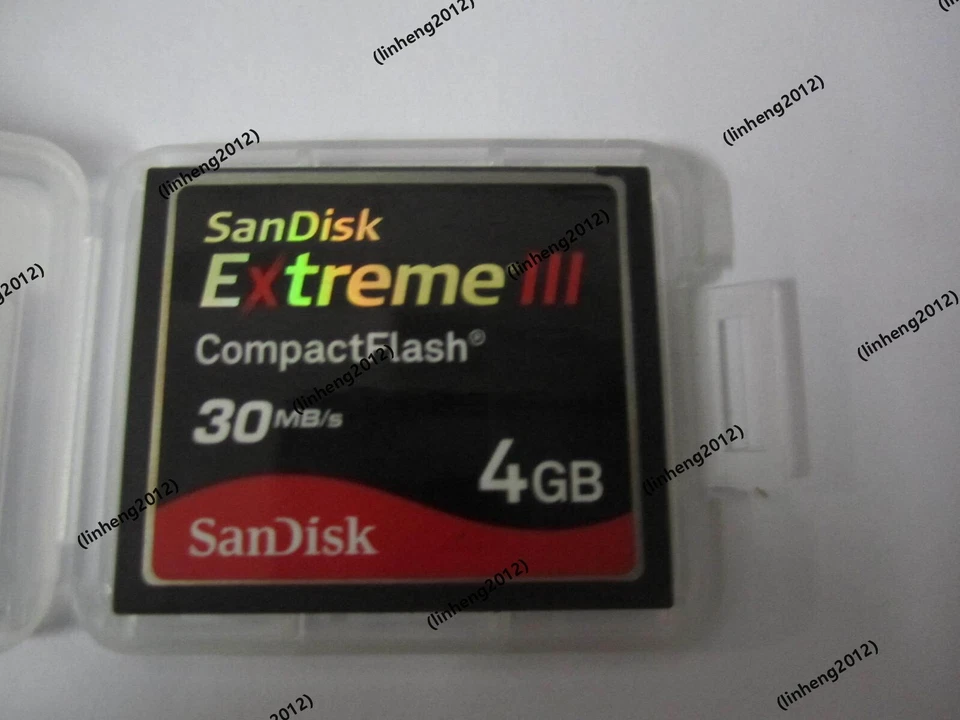 SanDisk Extreme III   30MB/S   4gb  CF Memory CARD compact flash card  SDCFX - Image 3 of 4