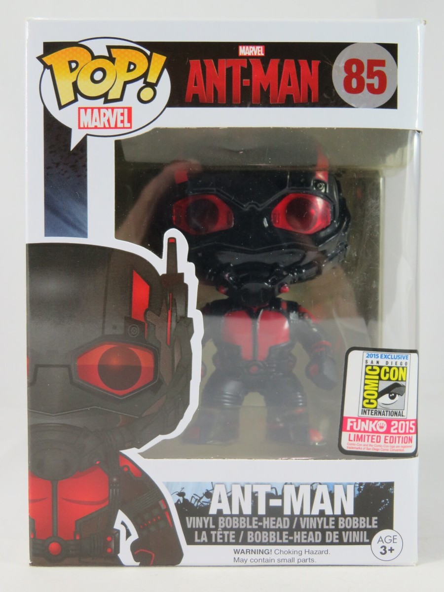 【funko pop】アントマン 85限定版 Marvel Funko Pop - Ant-Man (Black Out) - SDCC - No. 85