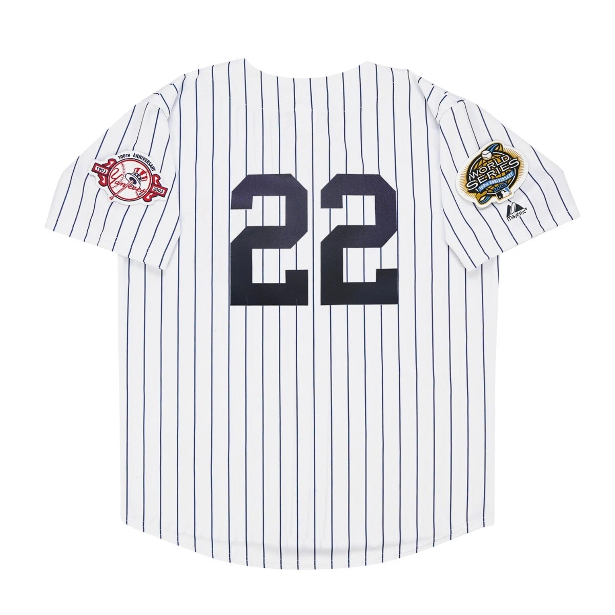 Roger Clemens 2003 New York Yankees World Series White Home Men's Jersey  (S-3XL)