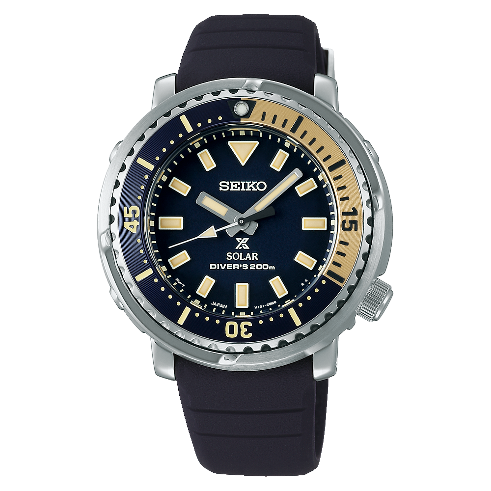 SEIKO Prospex SUT403P1 Safari Navy Blue Solar Baby Tuna Ladies