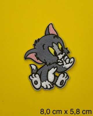 Bügelbild, Aufbügler, Aufnäher, Patch für TOM und JERRY* Fans/KATER TOM/Cat/BABY