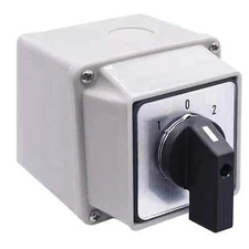 Changeover Switch 3 Position Selector Switch Box 8 Terminals 20A 550V Univers...