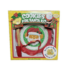 Build-A-Bear Workshop Cookies for Santa Kit Christmas Holiday Plate Santa NEW