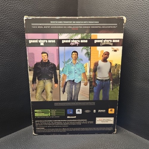 Xbox Grand Theft Auto: The Trilogy • Zustand Sehr Gut • Komplett mit Poster • - Picture 2 of 12