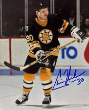 CHRIS NILAN (4) BOSTON BRUINS Autographed 8x10 Photo