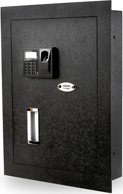 Caja fuerte empotrada en pared VS-52BLX, biométrica, huella dactilar