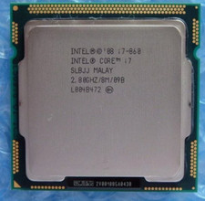 Intel Core i7-860 2.8 GHz LGA1156 4 cores 8 threads SLBJJ CPU Processor 8 MB